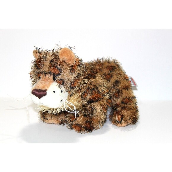 Ganz Webkinz Leopard Spotted Cat Plush Fuzzy Soft Stuffed Animal NO Code 9" - Picture 1 of 6